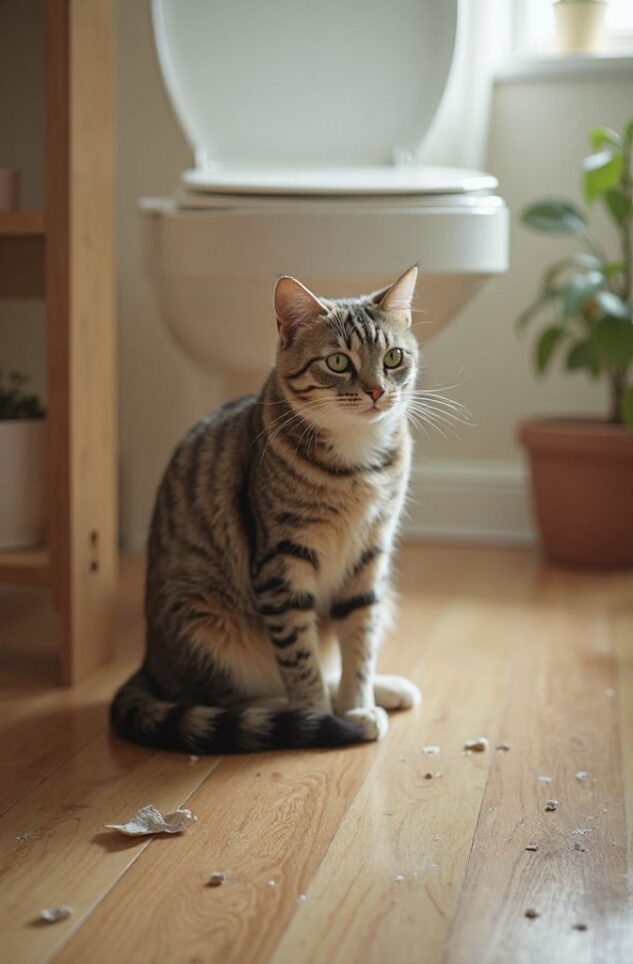 猫のおしっこ粗相画像