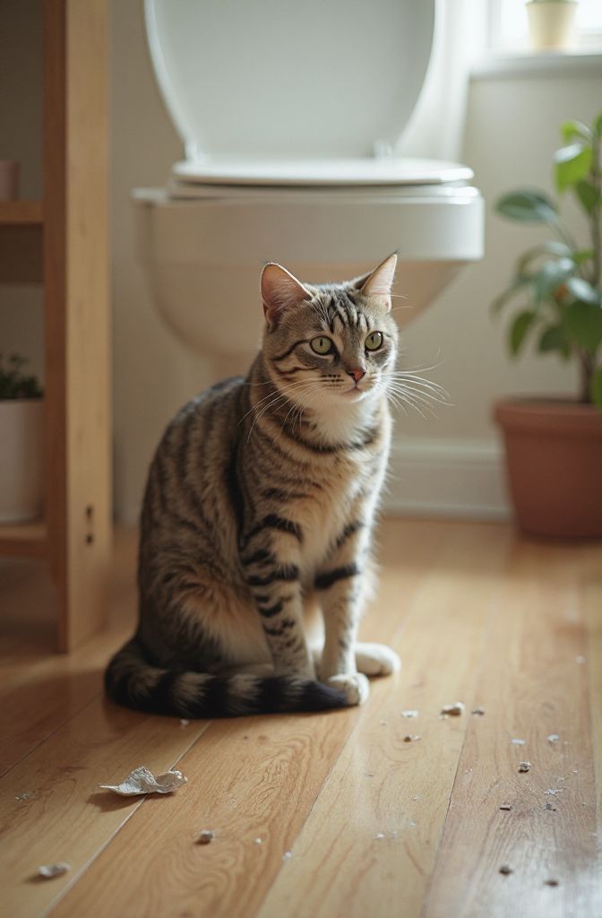 猫のおしっこ粗相画像